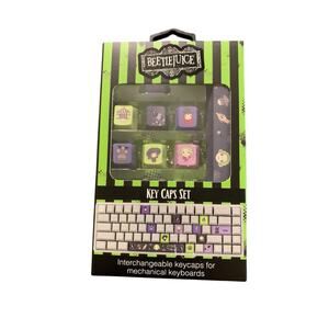 Culturefly Beetlejuice Interchangeable Key Cap Set - Mechanical Keyboards - NIB